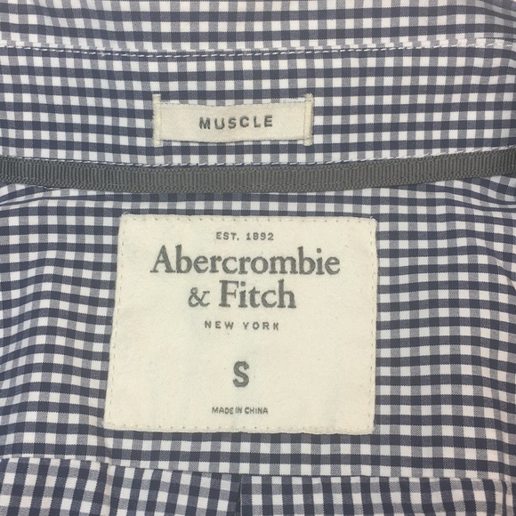 💙🔥ABERCROMBIE&FITCH SHORT-SLEEVE BUTTON-UP SHIRT - Picture 16 of 16